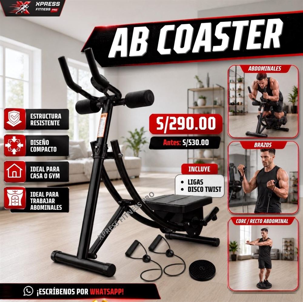 Máquina AB Coaster para abdominales
